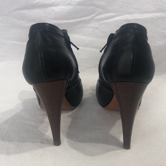 7 for All Mankind black leather booties. Sz 6 1/2 - Picture 3 of 6